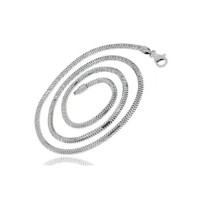 Gruby srebrny łańcuszek żmijka linka snake wąż 1,9mm srebro 925