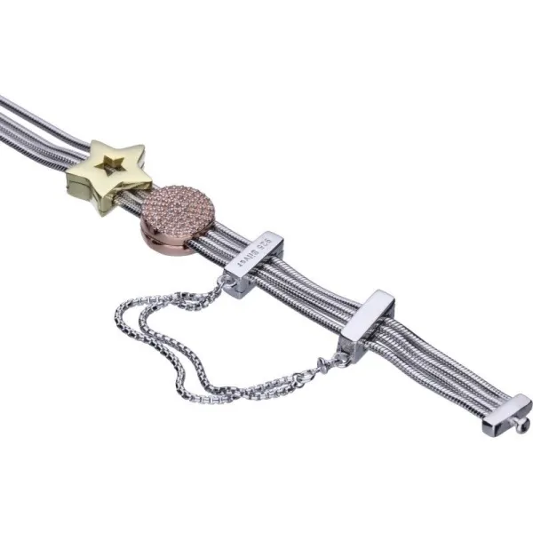 Rodowana srebrna bransoleta pandora żmijka snake baza charms reflexions 18cm srebro 925