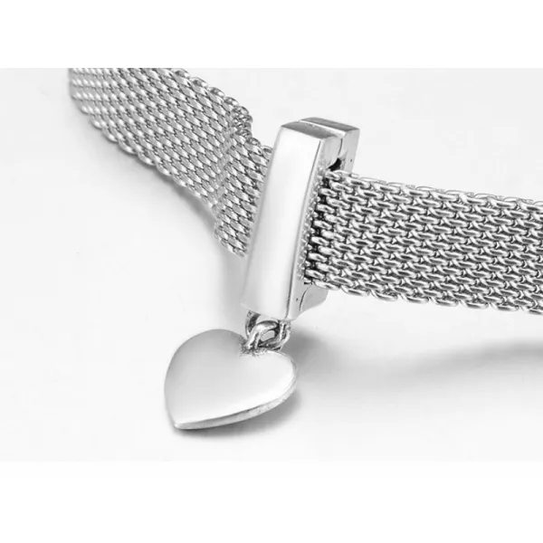 Rodowany srebrny wiszący charms do pandora koralik reflexions serce serduszko heart srebro 925