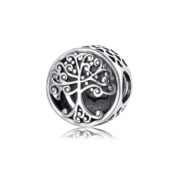 Rodowany srebrny charms pandora drzewo życia tree of life srebro 925