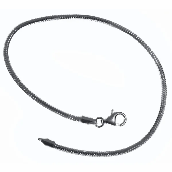 Srebrna bransoleta baza przywieszek charms gruba żmijka 1,9 mm snake srebro 925