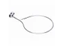Rodowana srebrna bransoleta żmijka snake baza do charms beads kulka ball srebro 925