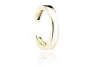 Delikatna pozłacana srebrna nausznica kolczyk na małżowinę ear cuff srebro 925