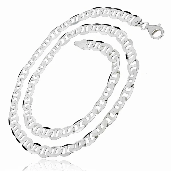 Elegancki srebrny łańcuch marine gucci 2,5mm srebro 925
