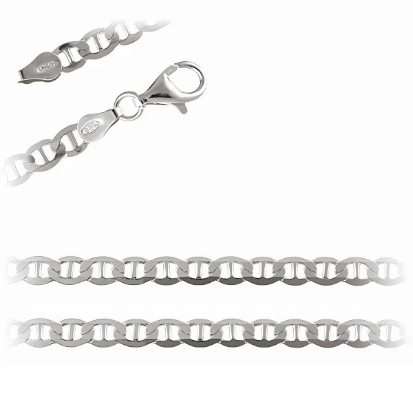 Elegancki srebrny łańcuch marine gucci 4,2mm srebro 925