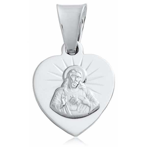 Srebrny wisiorek zawieszka medalik Matka Boska Szkaplerzna srebro 925